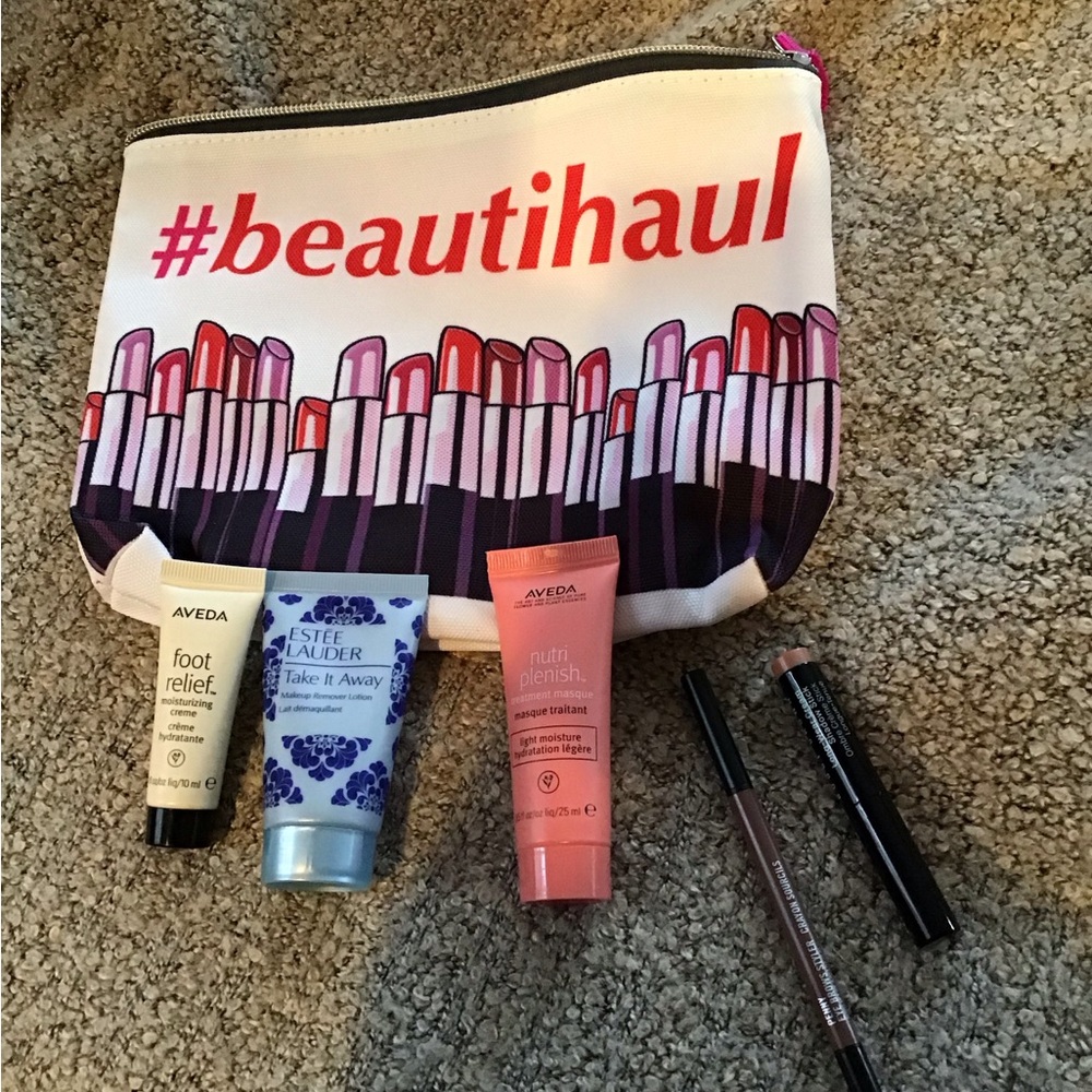 Makeup Bag With Travel Sizes